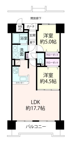 ファミール武庫川東の間取り