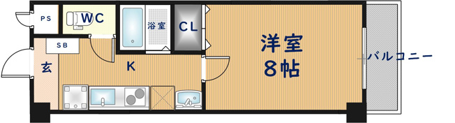 【間取り】 | グランディ小阪