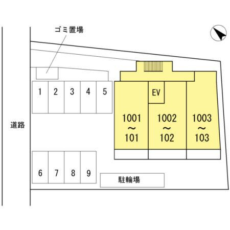 ル・シャトー・オンジェムの区画図