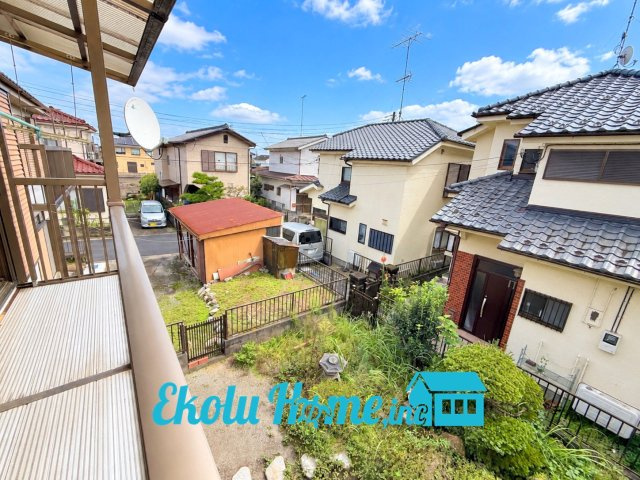 中古戸建て　あきる野市牛沼の展望|バルコニーからの眺望 ※空はCG加工しています。 (2026年9月撮影)