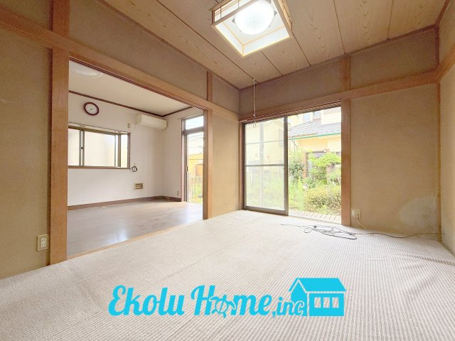 中古戸建て　あきる野市牛沼の居間・リビング|☆リフォーム前写真☆ (2026年9月撮影)