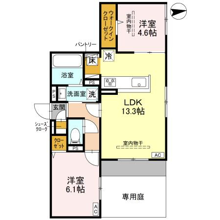 【間取り】 | D-residence東五百住町