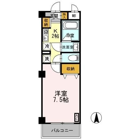 メゾンユウユウの間取り