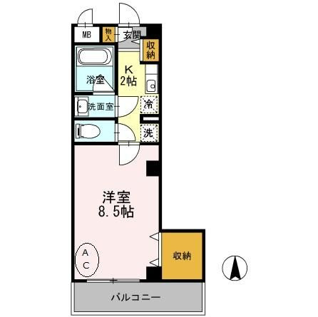 メゾンユウユウの間取り