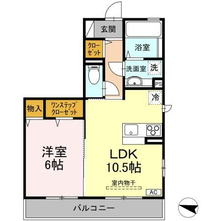 マレアガーデン新横浜Cの間取り
