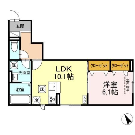 Casa Biancaの間取り