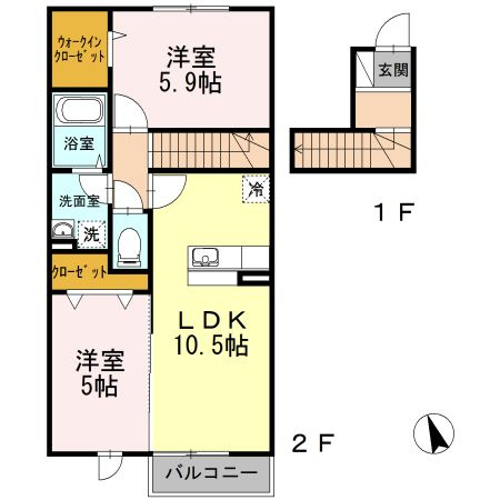ベルセゾンの間取り