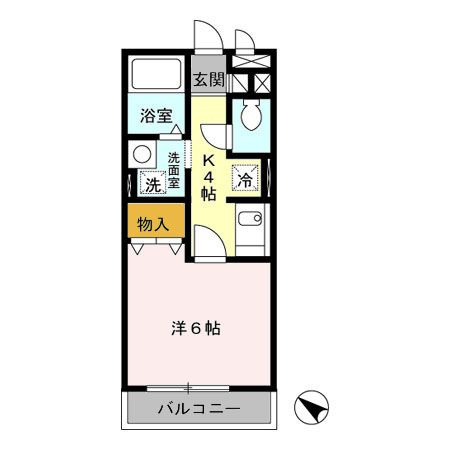 プリムヴェールＪの間取り