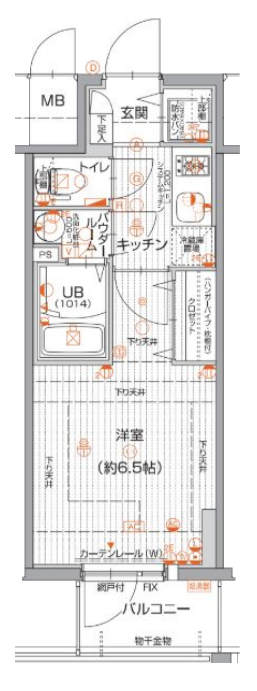 エスリード神戸三宮の間取り