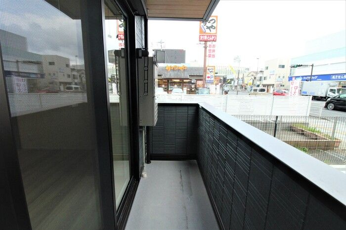 D'Bless和田町のバルコニー