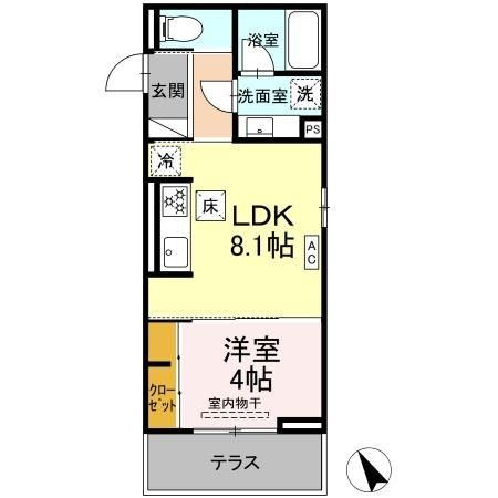 D'Bless和田町の間取り