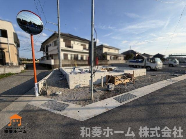 クレイドルガーデン北島町新喜来第2の前面道路含む現地写真