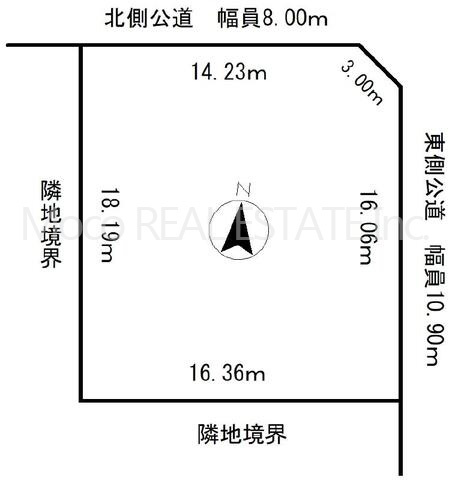 【区画図】 | 北見市錦町中古住宅