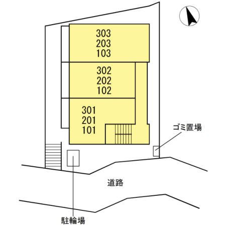 ドゥヴァンクール　Ⅱの区画図