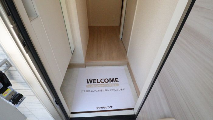 ソレイユ梶山の玄関