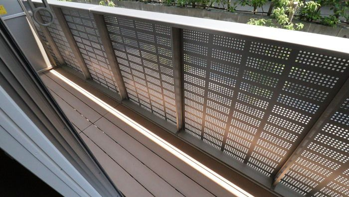 ソレイユ梶山のバルコニー
