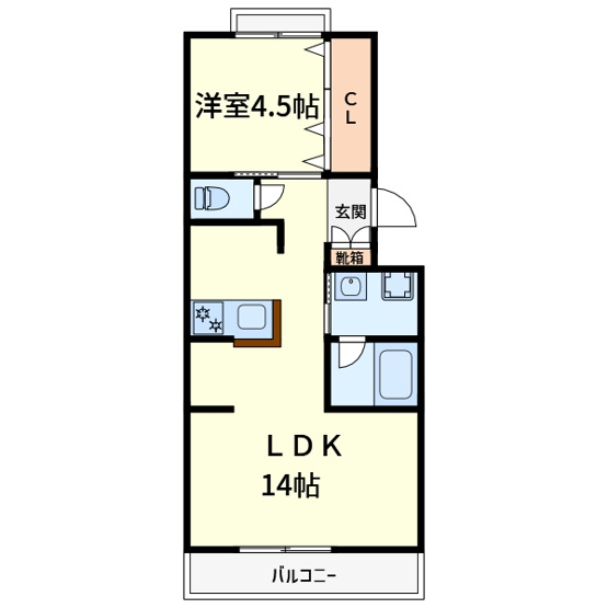 【間取り】 | マンション東岡