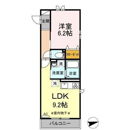 オリヴィア山手の間取り