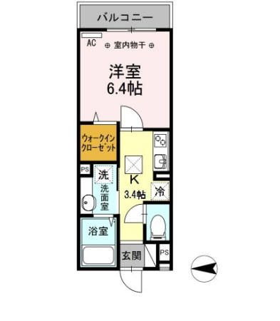 M.Oハイツ31の間取り