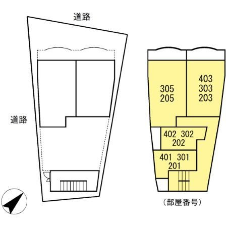 スターフィールドの区画図