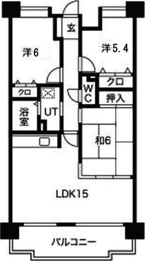 【間取り】 | シティ・ライフグランヴィーネ星ヶ丘　B棟