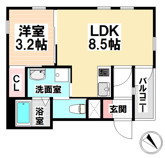 【間取り】 | La Bala 桜本町