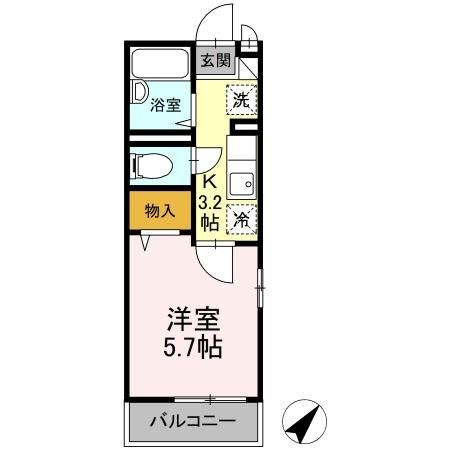 グリーンコートの間取り