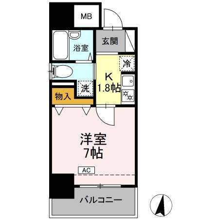 UTステージ横浜吉野町の間取り