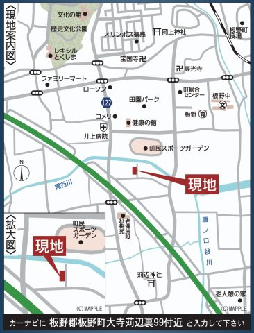 クレイドルガーデン板野町大寺第5の地図