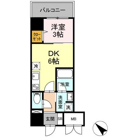 ゲートレジデンス鶴見の間取り