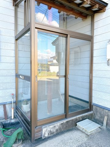 【玄関】 | 大仙市四ツ屋字前田　戸建て | 【現況販売】風除室です。
