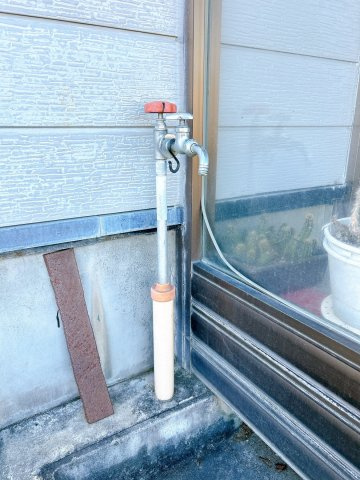 【設備】 | 大仙市四ツ屋字前田　戸建て | 【現況販売】外水栓です。