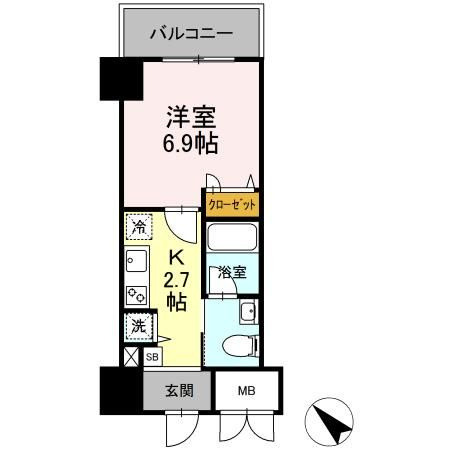 ゲートレジデンス鶴見の間取り
