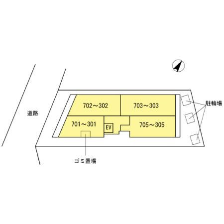 M`s　Portの区画図
