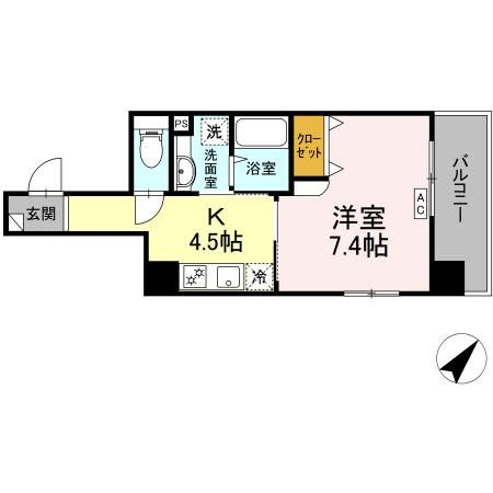 M`s　Portの間取り