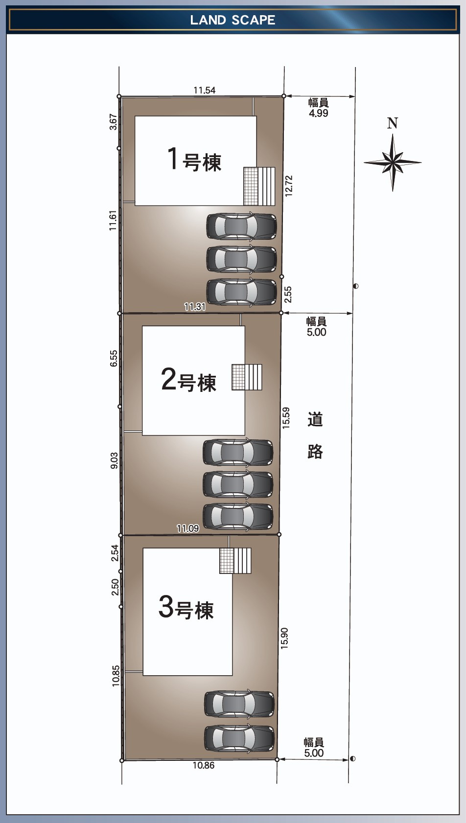 クレイドルガーデン板野町大寺第5の区画図