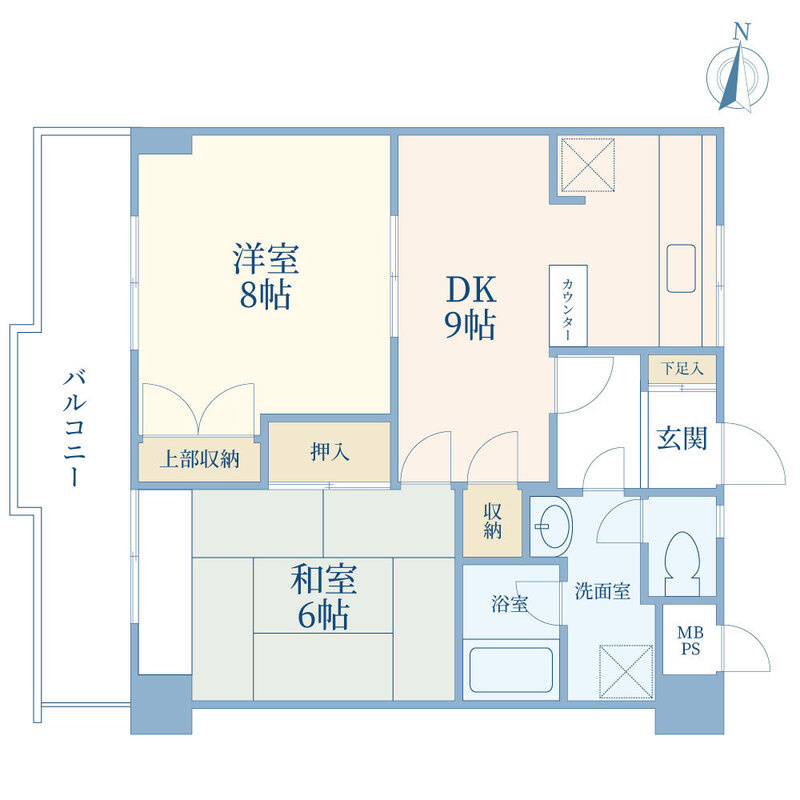 マノーホワイトの間取り