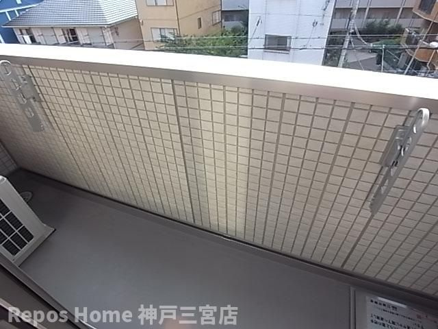セジュール下山手通のバルコニー