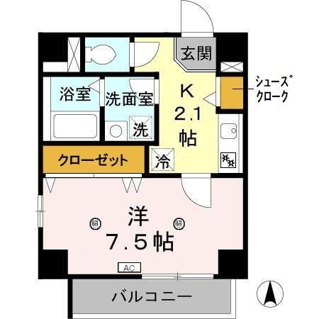 WELLBEAR新神戸の間取り
