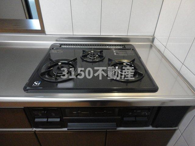 ラビエールⅡのキッチン|ガスコンロ