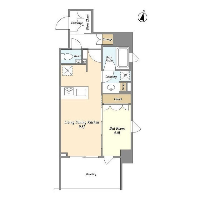グランカーサ上野池之端の間取り