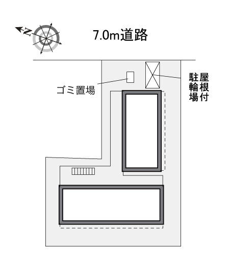 レオパレス豊藤Ⅱの間取り