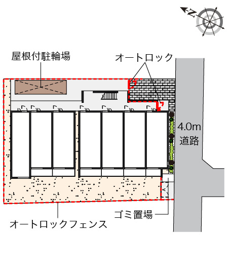 レオネクストカサ　フェリスの間取り