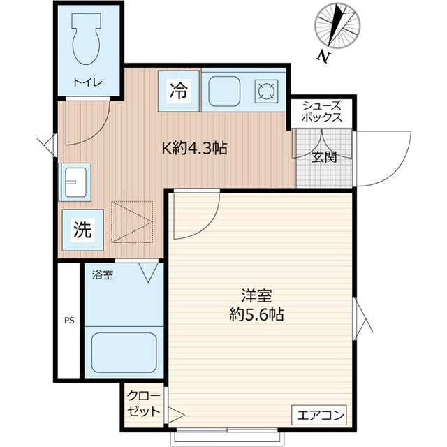 さくらコーポ２の間取り