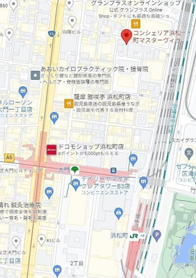 【地図】コンシェリア浜松町MASTER'S　VILLA