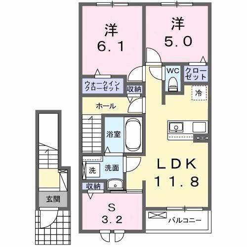 テラスＭ３　Ⅰの間取り