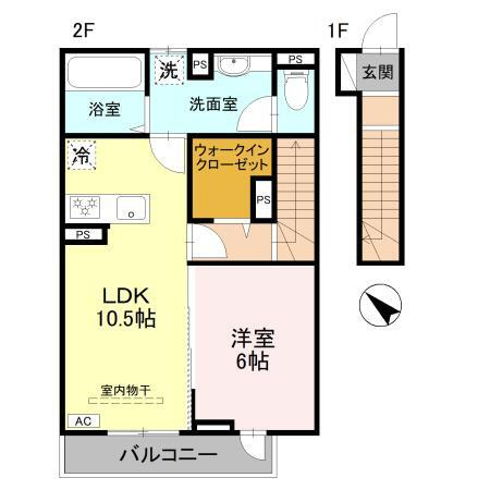 Σresidence歌川町　B棟の間取り