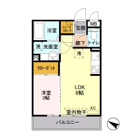 サンブリエの間取り