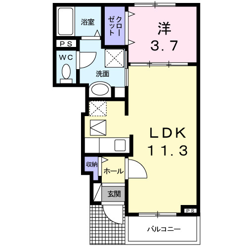 【間取り】 | ミルト諸福