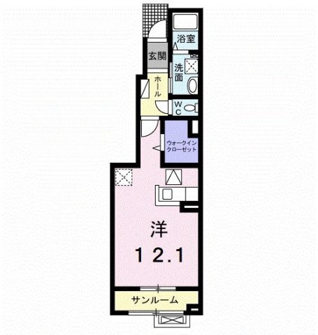 ヴィラ　アモリス　Ａの間取り